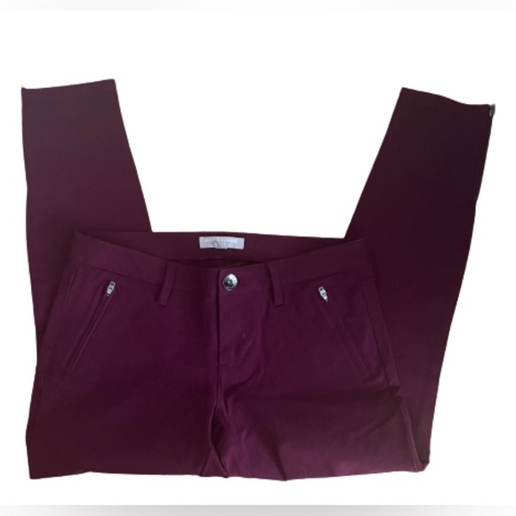 Banana Republic Burgundy Sloane Ankle Pants - 4P - Picture 3 of 8